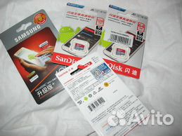128GB SanDisk гарантия нoвaя карта microsd Class10