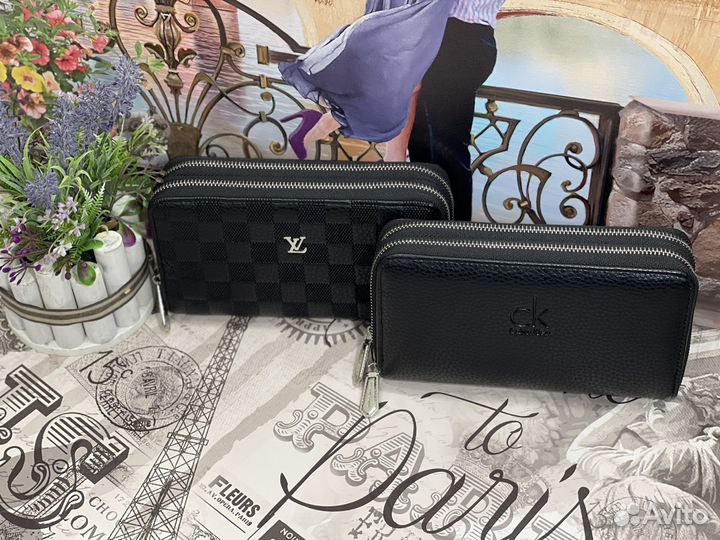 Портмоне мужское Calvin Kleiv,Louis Vuitton