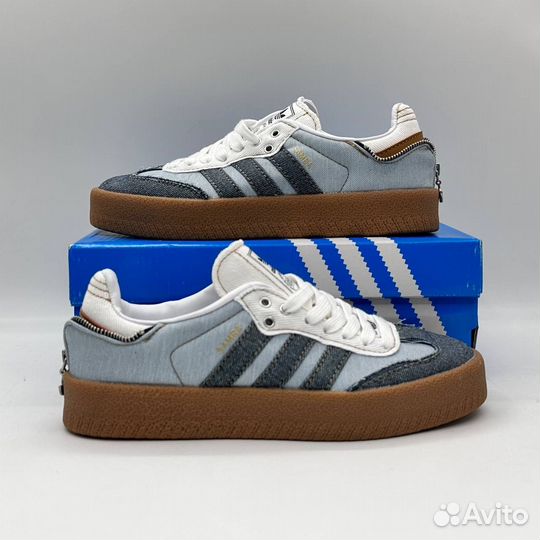 AdidasSamba Blue Cloud-White Mesa II0001