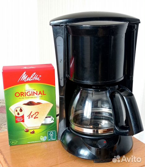 Кофеварка капельная Moulinex FG 152 с фильтрами