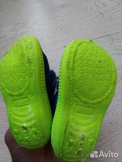 Аквашузы коралловый тапочки для моря детские