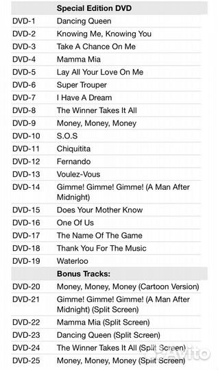 Abba – Gold (Greatest Hits) CD+DVD Deluxe Rus