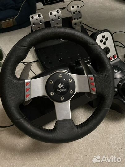 Logitech g27 Руль+педали+кпп