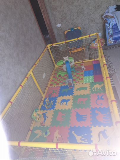 Большой детский манеж Leco It 125*250