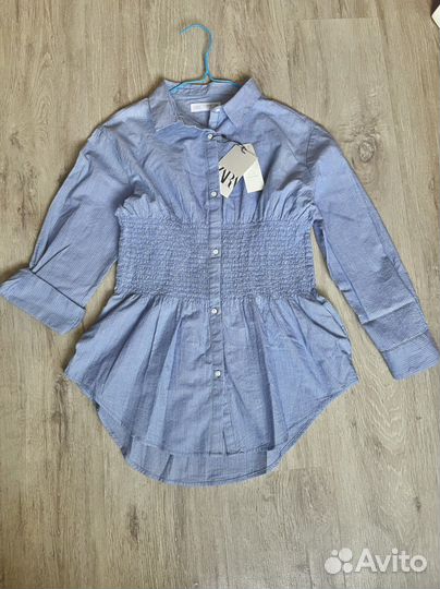Рубашка школьная Zara, рост 152