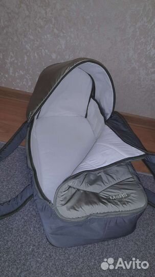 Люлька переноска с твёрдым дном