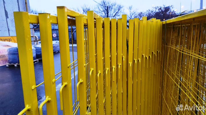 Инвентарное строительное ограждение исо