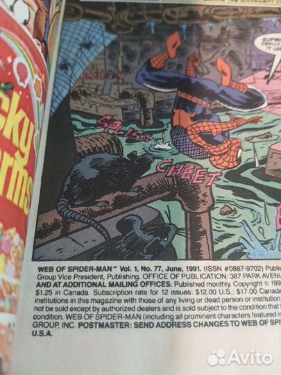 Web of Spider-Man Vol. 1, №77, June, 1991