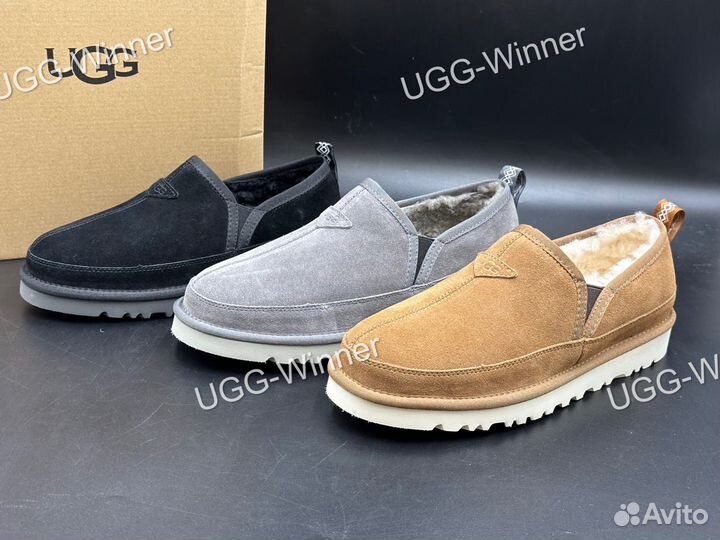 Угги мужские ботинки UGG Romeo серые