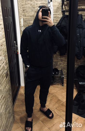 Костюм мужской спортивный under armour черный