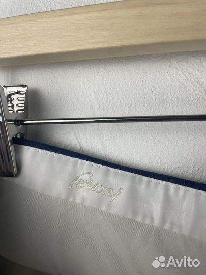 Брюки из шёлка и шерсти Brioni Размер 54R