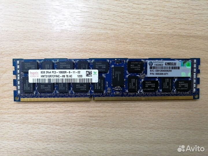 Серверная память DDR3 Hynix 8Gb 1333MHz ECc REG