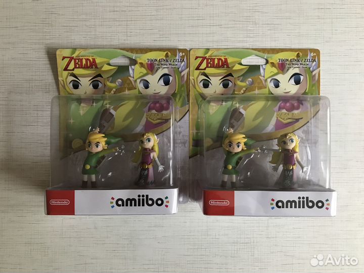Amiibo Toon Link & Zelda