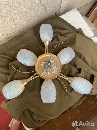 Люстра потолочная бу