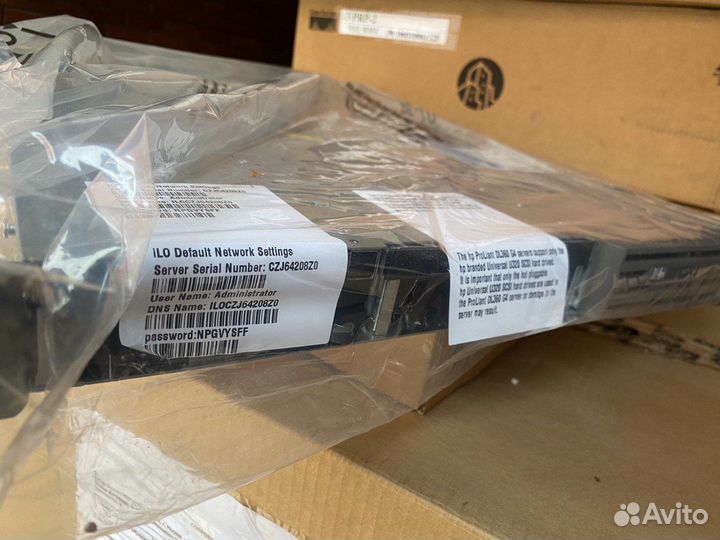 Сервер hp proliant DL360 gen 4 x 3.8 800-2M новые