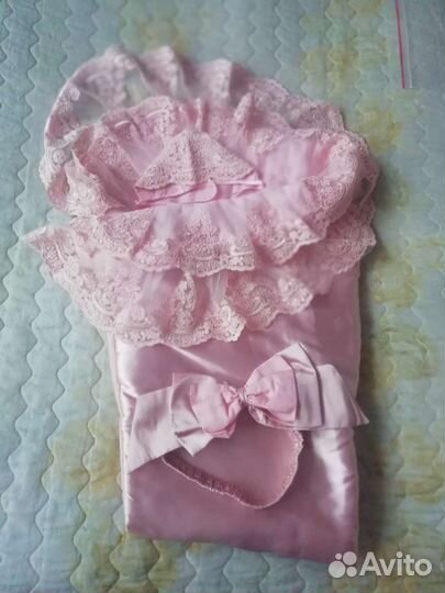 Красивый конверт на выписку для девочки