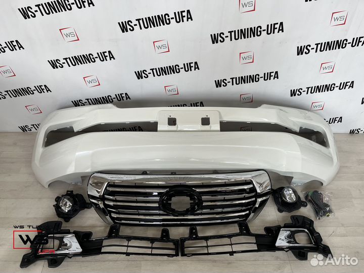 Бампер Toyota land cruiser 200 в стиль 2016 AT44