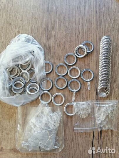 Кольца на карниз для штор