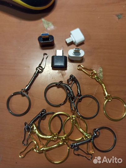 OTG переходник usb type-c, micro usb, цепочка