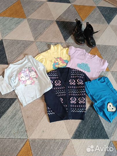 Вещи пакетом для девочки 104-116-122