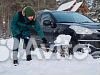 Автомобильная лопата для уборки снега