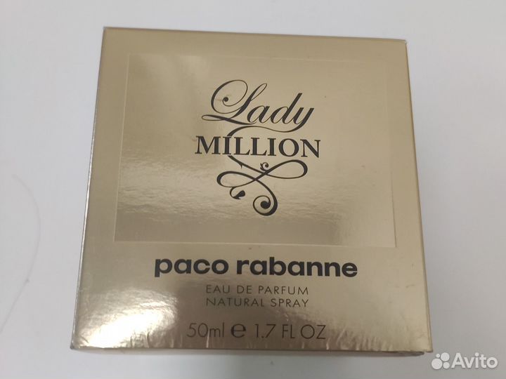 Духи винтаж paco rabanne lady million