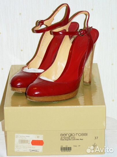 Туфли Sergio Rossi Italy р. 36 Оригинал