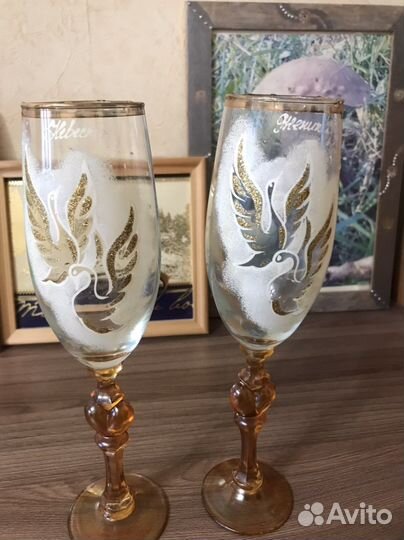 Фужеры свадебные