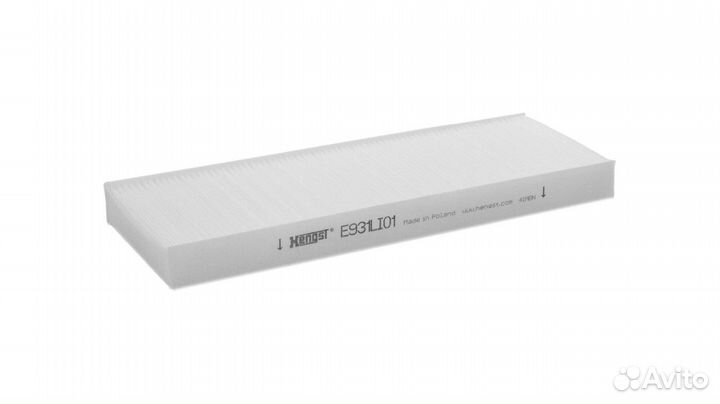 Фильтр кабины/печки 380x135x40мм MB actros