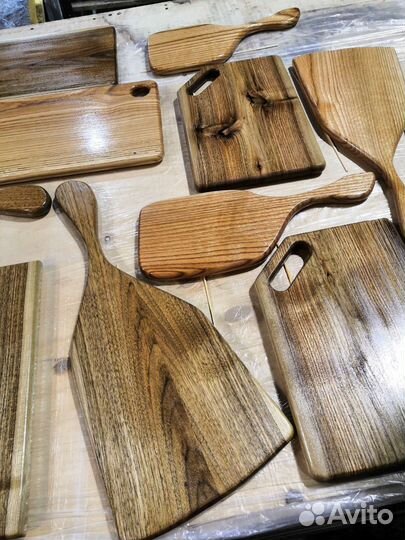 Доска кухонная разделочная кулинарная (дуб, орех)