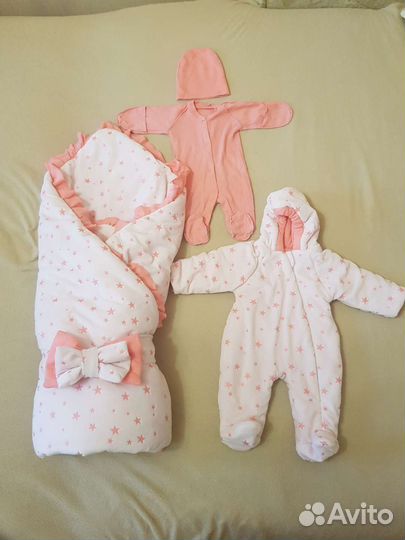 Конверт на выписку для девочки