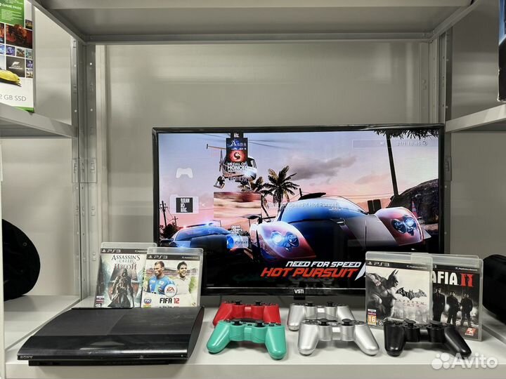 Sony playstation 3 super slim 500 gb + 450 игр