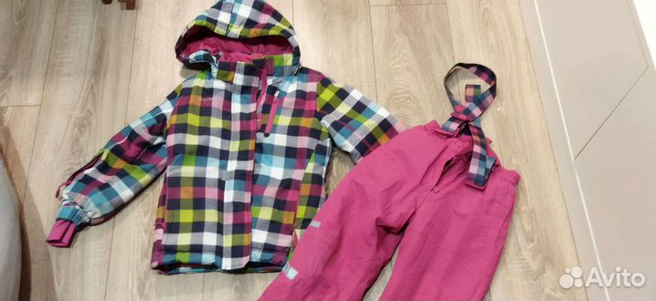Зимний костюм для девочки размер 110
