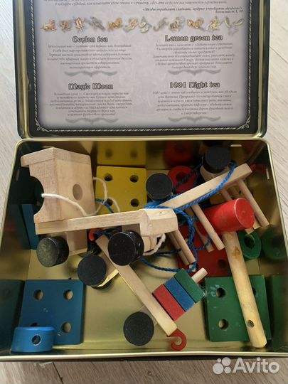 Деревянный паровозик развивающая игра для детей