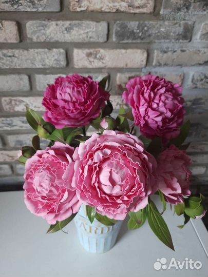 Пионы из фоамирана