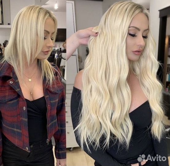 Горячее итальянское наращивание волос