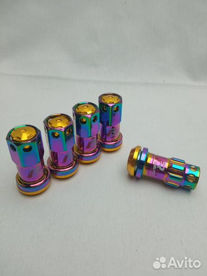 Гайки MAX guard (комплект 20шт.) (Хамелеон-золото)