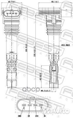 Катушка зажигания 17640002 Febest