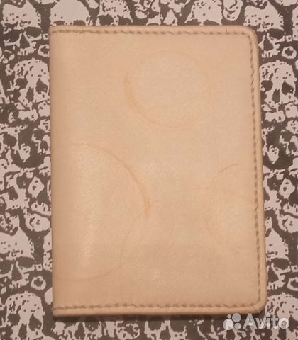 Кожаный чехол до паспорта
