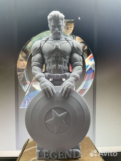 Фигурка marvel :Captain America 3д пmarvel