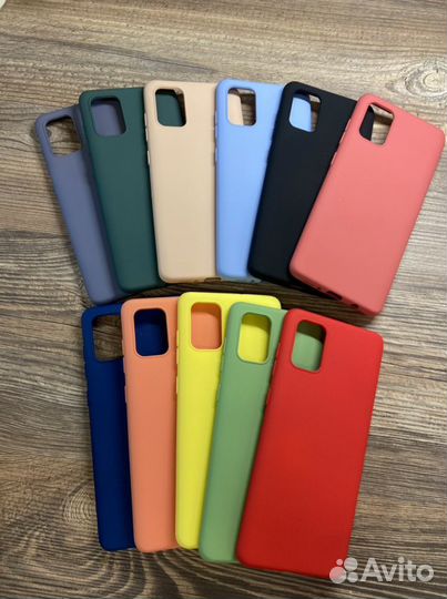 Силиконовый чехол на Samsung A71