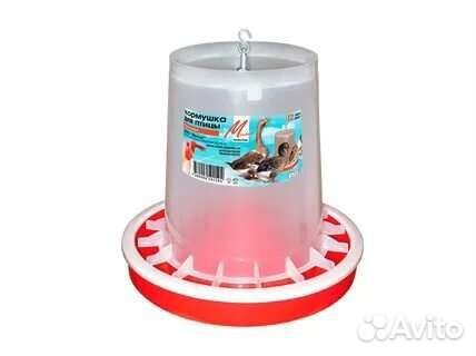 Бункерная кормушка 12кг для кур