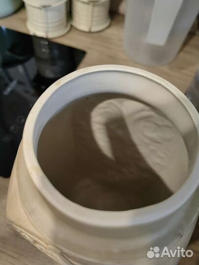 Банка керамическая винтажная