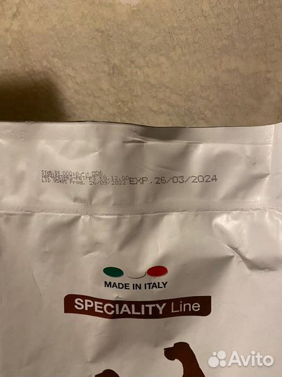 Корм для собак Monge с ягненком 12 кг