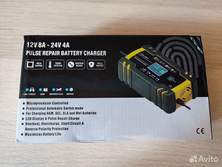 Автомобильное зарядное устройство 12В/8А 24В/4А