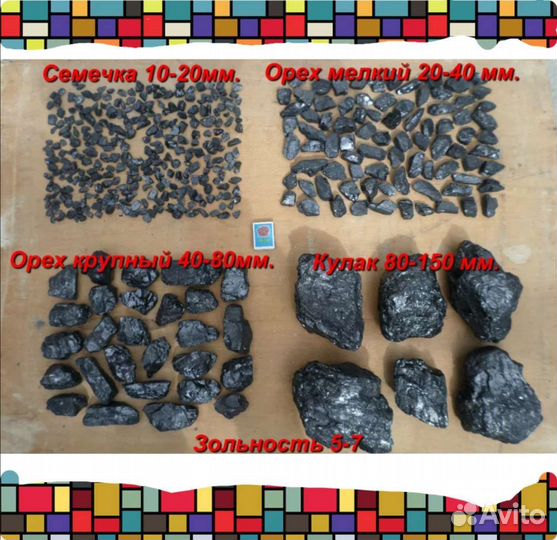 Уголь область доставка (любая марка