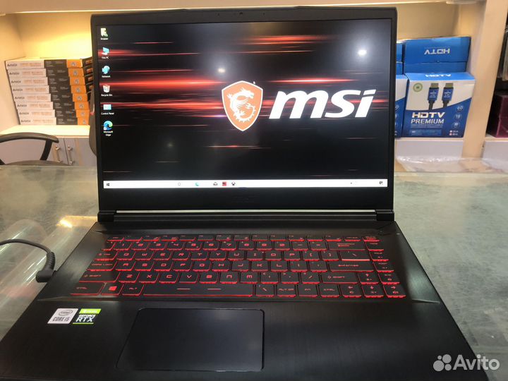 Игровой ноут MSI GF65 Thin