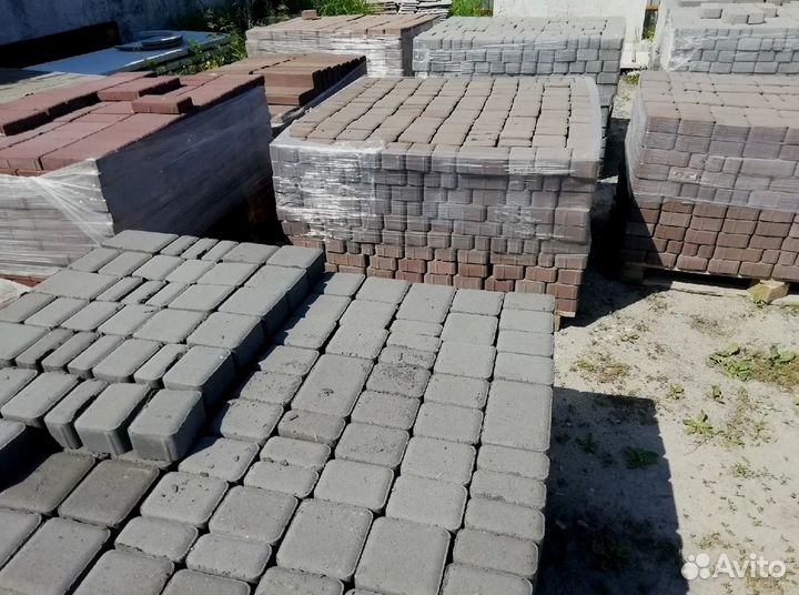 Тротуарная плитка, брусчатка от завода в наличии
