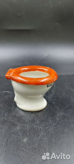 Антикварная солонка унитаз франция