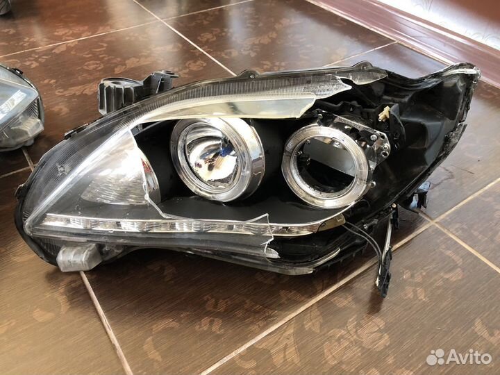 Фары на toyota corolla 150 рестайлинг
